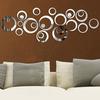 Hemtillbehör DIY Creative Decoration 3D Mirror Circle Wall Stickers