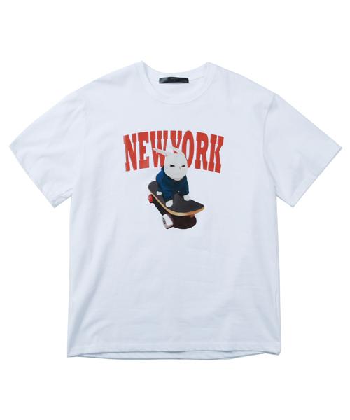 Chris Chello (Unisex) New York T-Shirt - (White 20S Oversized Fit) White/L
