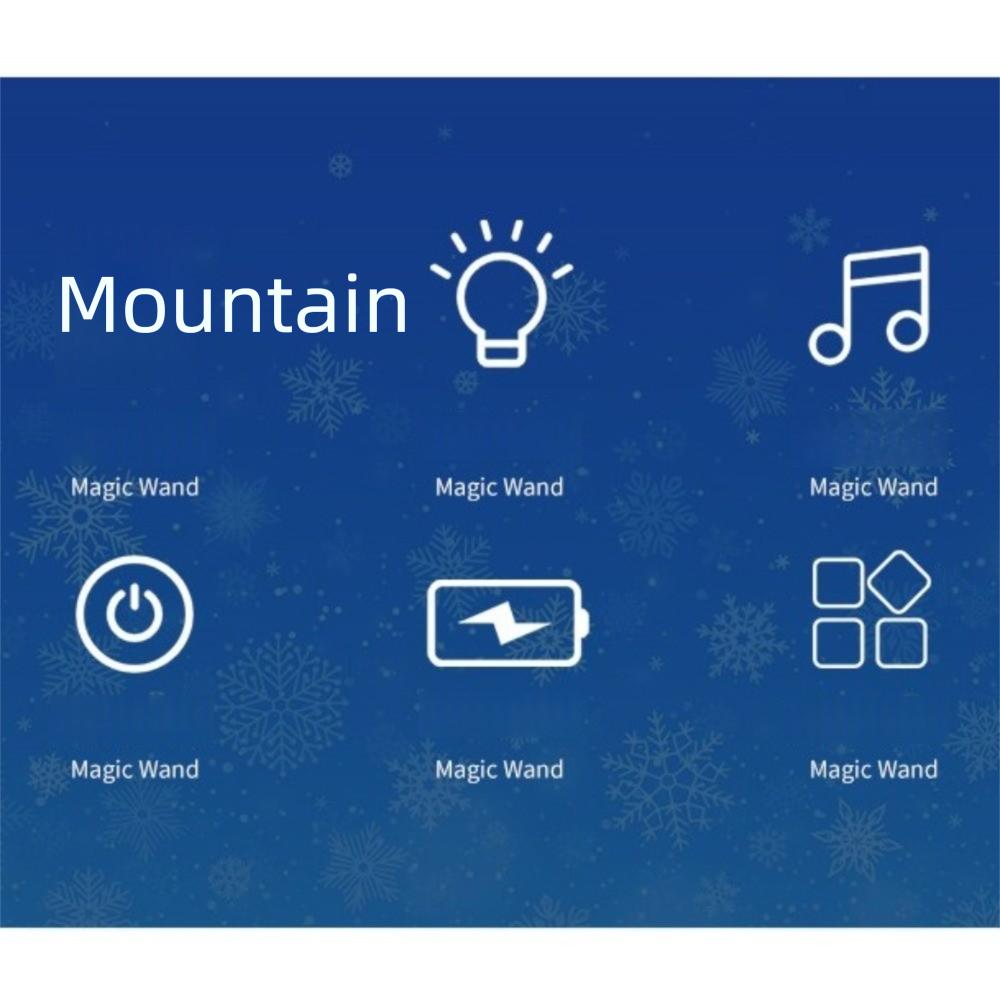 Music Flashing Light Sticks Snowflake Children's Flashing Toys Magic Glowing Wands  Cosplay Props