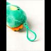 Cute Smiling Dinosaur Plush Keyring Bag Charm (green/blue)