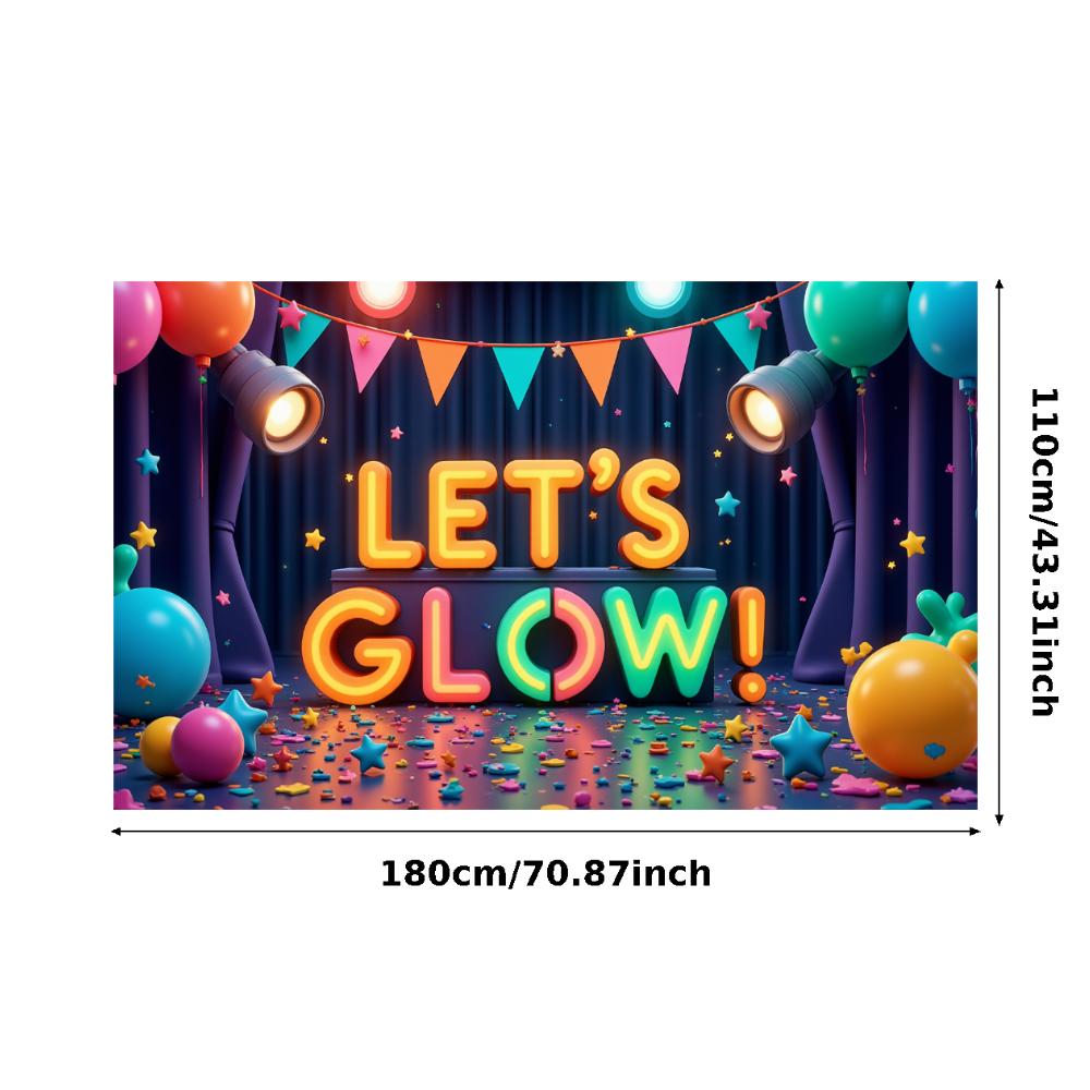 Photo Prop LED Neon Banner Party Decoration Glow Effect Neon Sign For Festival Decoration Party Celebration Night Event