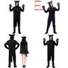 Animal Cosplay Costume For Adults Black Cat Onesie With Spandex Material For Halloween Events