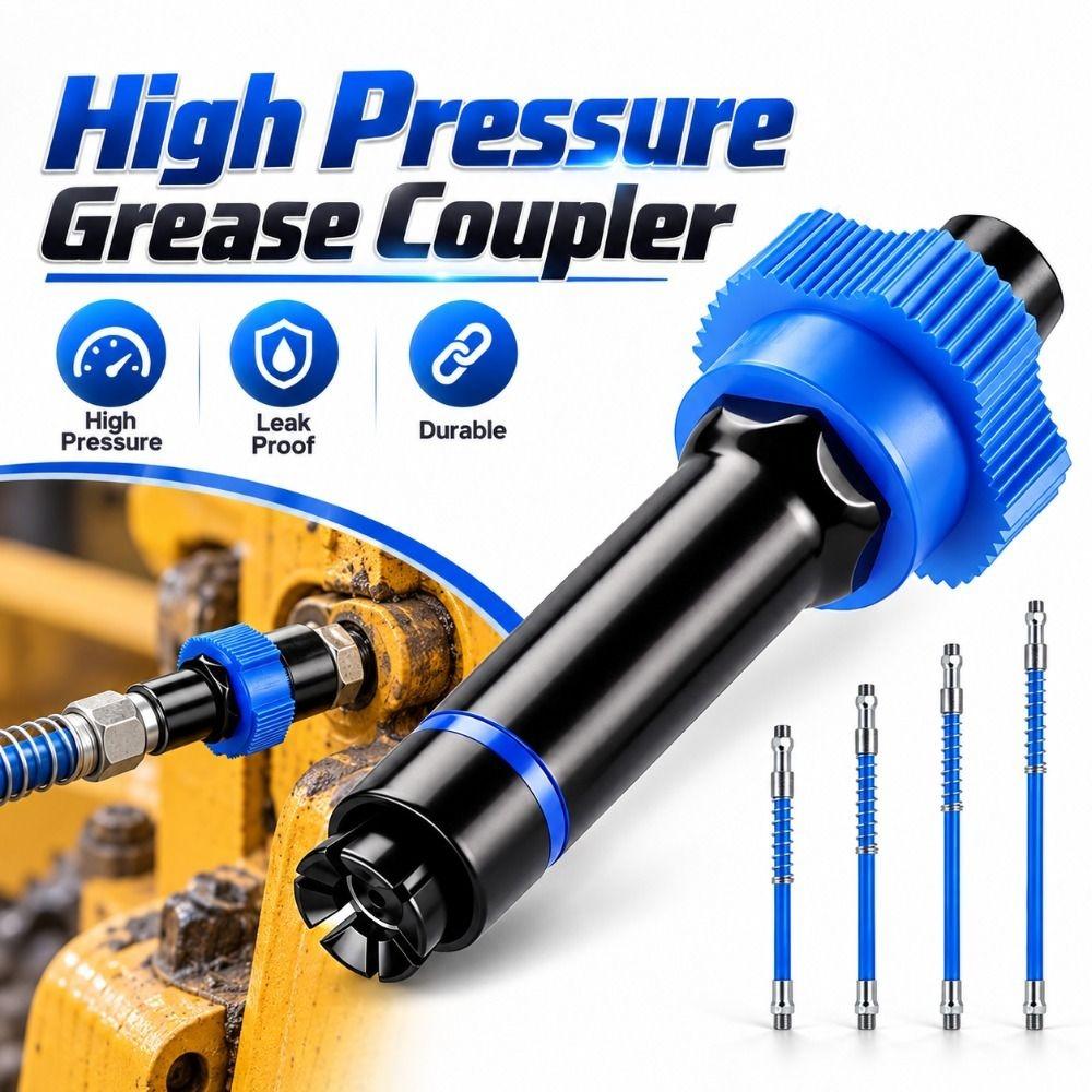 Flexible Extension High Pressure Grease Coupler