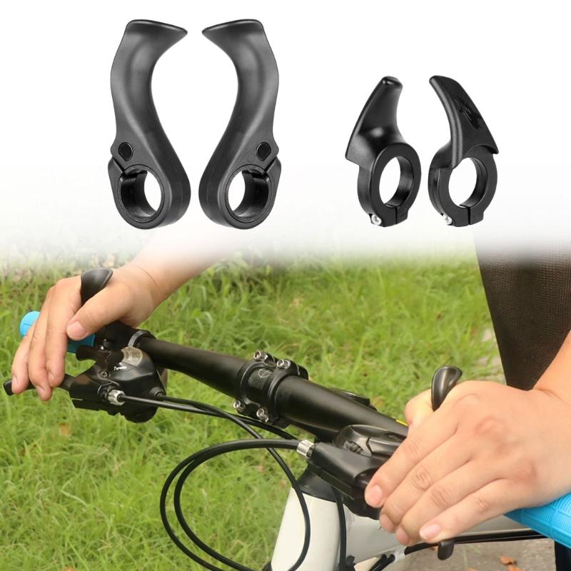 Mountain Bike Deputy Handle Replacement Horn Shape Adjustable Handlebar Thumb Grip Bicycles Extension Handlebar