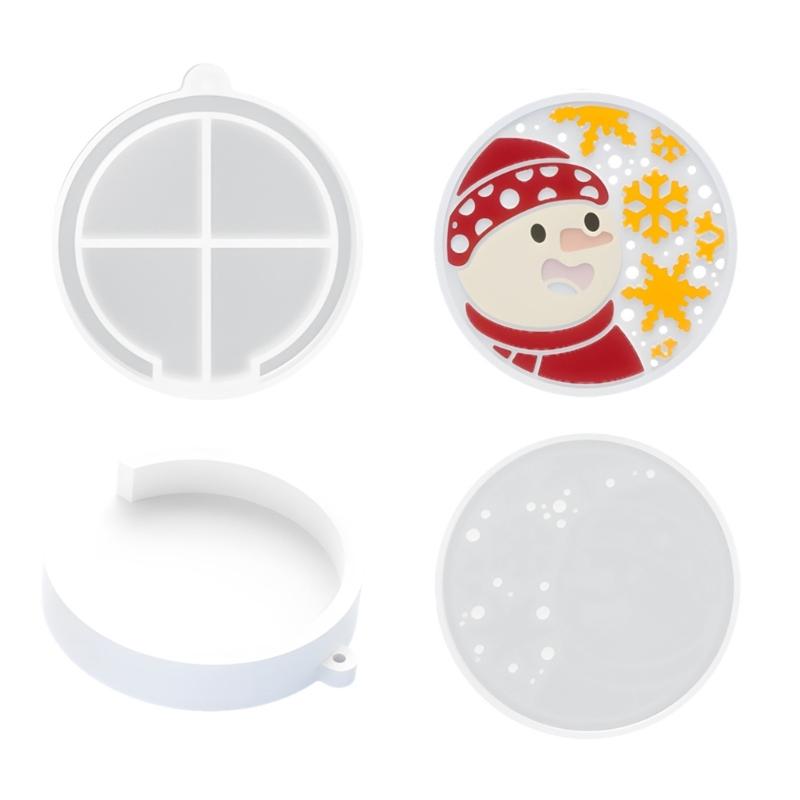 

Silicone Resin Molds DIY Craft Christmas Tree Ornament Holiday Party Decoration Creative Gift Making