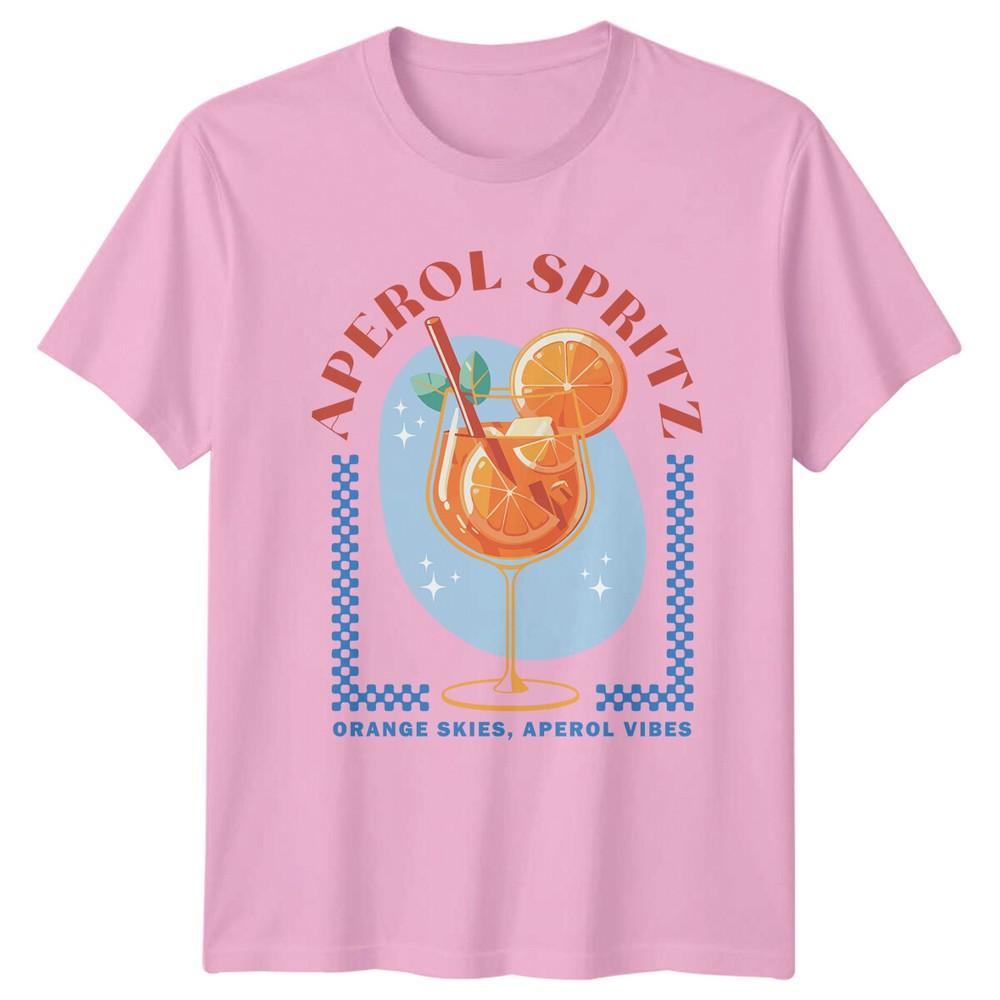 Aperol Spritz Cocktail Orange Skies Aperol Vibes Unisexs TShirt Unisexs Tee Graphic