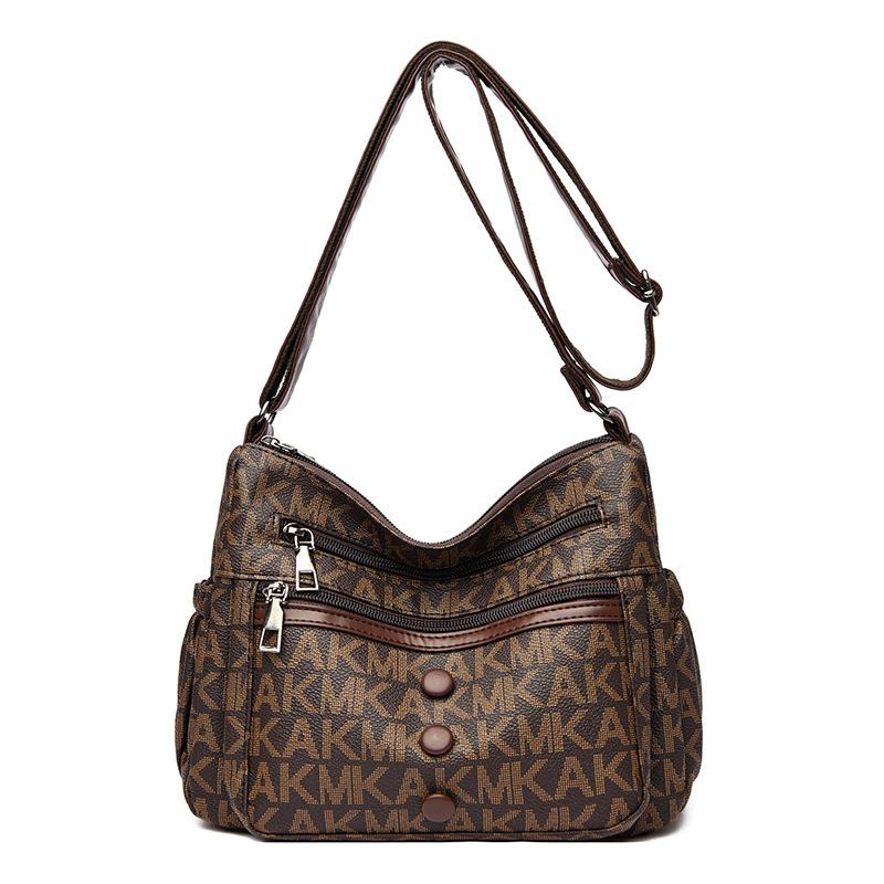 

Women s bag large bag new multi-layer messenger bag versatile bag shoulder bag