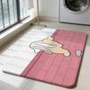 Design G-General Cute Animal Butt Theme Floor Mat Non-slip Quick-dry Diatomaceous Earth Bath Mat, Absorbent Doormat
