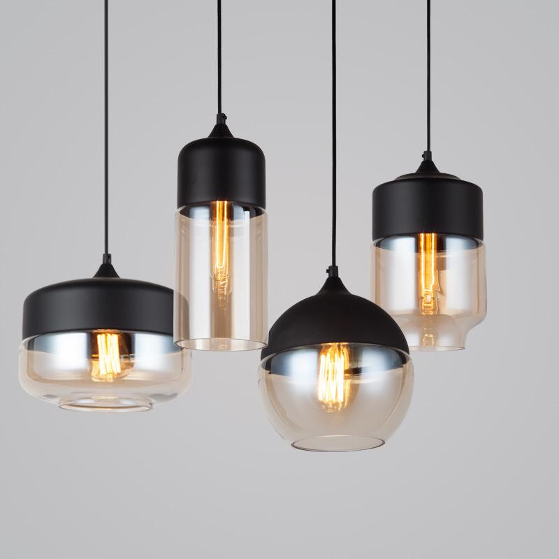 Modern Minimalist Nordic Pendant Light - Glass Lamp for Restaurant, Bar, Living Room, Bedroom, or Store
