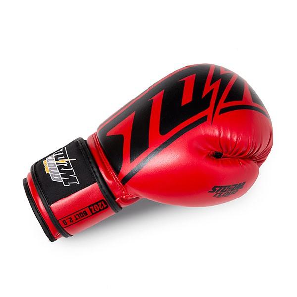 StormCloud Bolt 2.0 Boxing Gloves Red 16oz