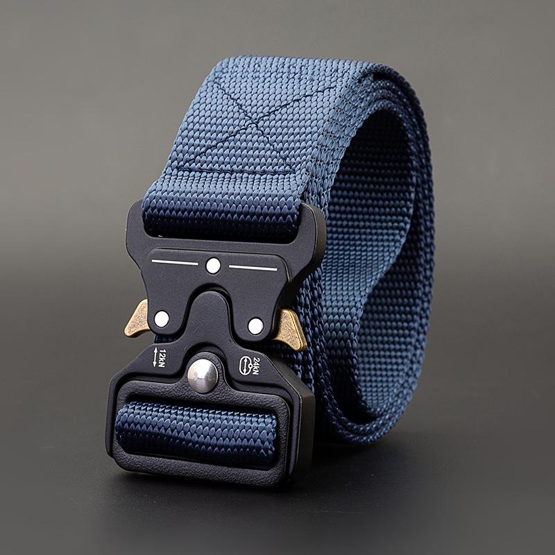Cintura Tattica Uomo In Nylon 1000D – Sgancio Rapido, Fibbia Metallica, Regolabile, Per Outdoor E Lavoro