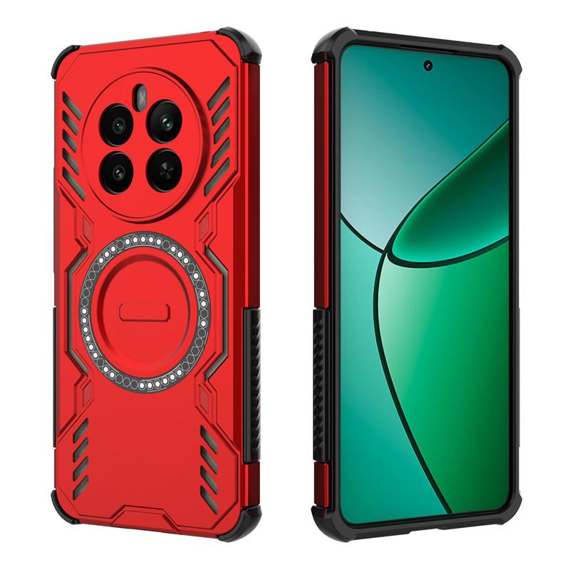 For Realme 12 Plus Case Realme 13 4G Cover Heat Dissipation Magnetic Wireless Charging Phone Cases Realme P1 Narzo 70 Pro Funda