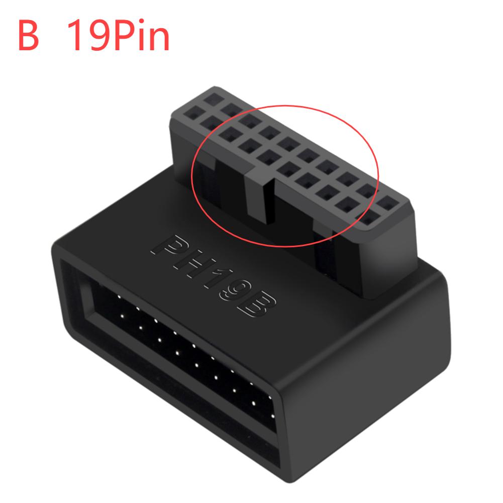 ATX 24 Pin to 90 Degree Power Plug Adapter Mainboard Motherboard Power Supply Cable Connectors Modular for Power Supply Cables