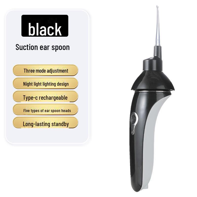 Luminous Electric Earwax Removal Tool for Safe Ear Cleaning - Suitable for Adults and Children