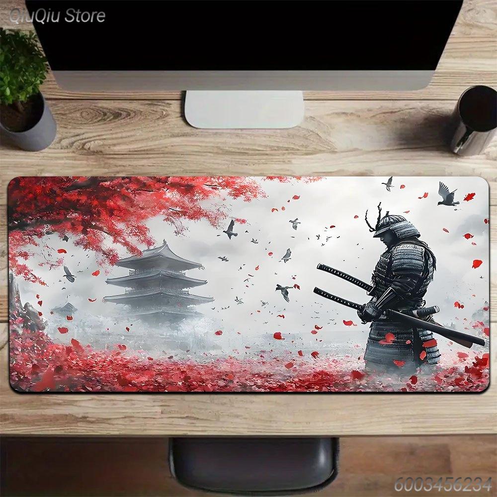 1pc Japanese samurai Large Mouse Pad computer mat Desk Mat keyboard mat Office Gaming Table Mat