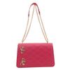 Fashion Rhombus Chain Bow Hardware Decoration Shoulder Women'S Crossbody Small Square Bag