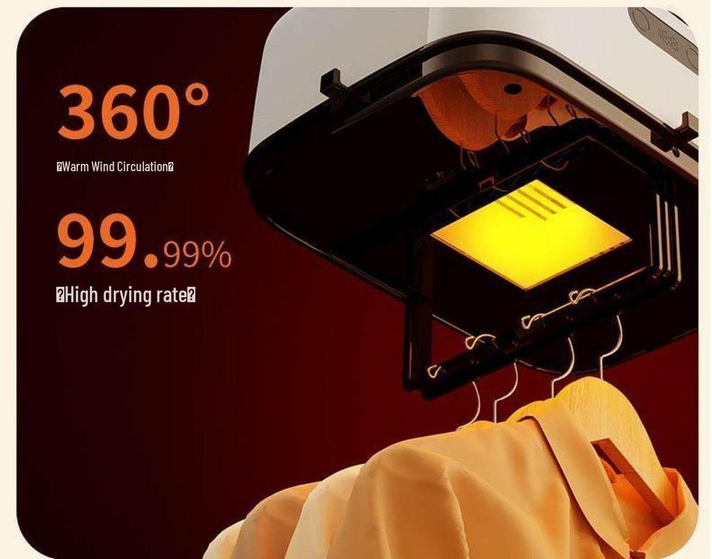 Uscător de haine portabil, pliabil, esențial, cu uscare la aer și sterilizare—Perfect pentru sezonul ploios și locuința studențească