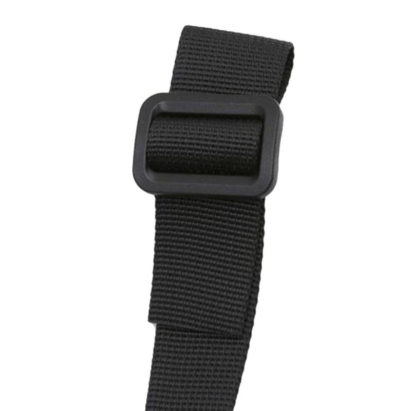 Adjustable Backpack Chest Strap - 1 Inch Nylon Webbing With Whistle Buckle, Black