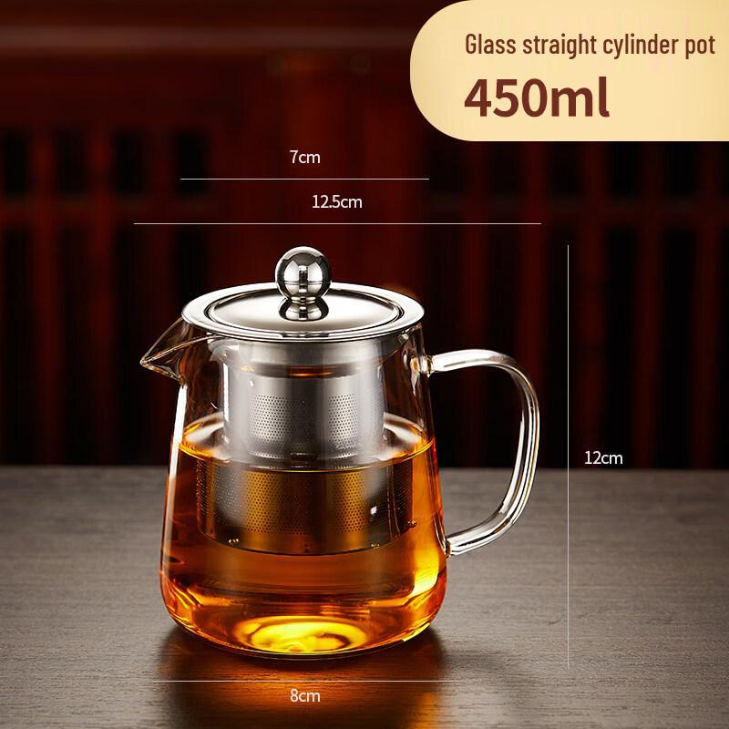 ZISIZ Thickened Heat-Resistant Glass Teapot