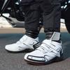 Hoher Schaft Leder Obermaterial Motorradschuhe Mountain Motorrad Offroad-Fahrzeug Motorradschuhe Herren Paar Stil Motorradstiefel