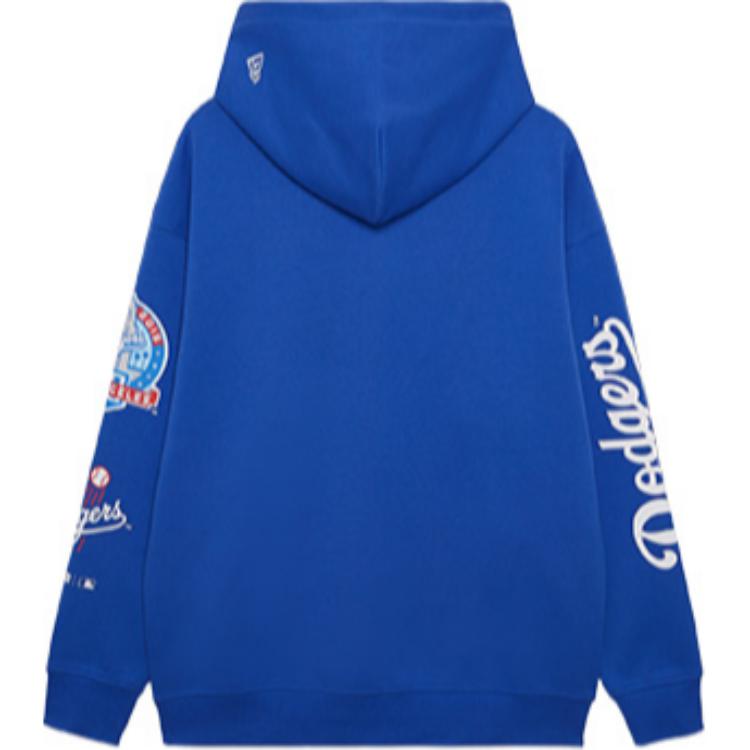 New Era FW24 MLB Los Angeles Dodgers NY Sports Street Hooded Long Sleeve Sweatshirt Unisex sweatshirt Blue 14385098