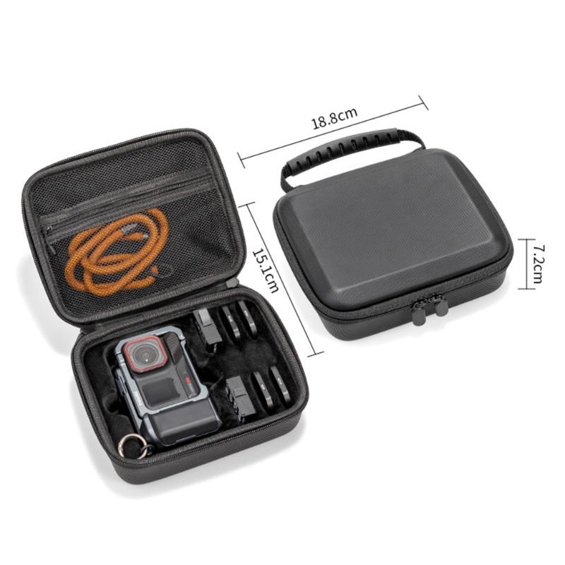 Bolsa de Armazenamento Resistente à Água para Equipamento de Câmera de Uso Pesado Maleta Rígida Resistente a Impactos para Câmera Esportiva Pro2 Bolsa de Transporte