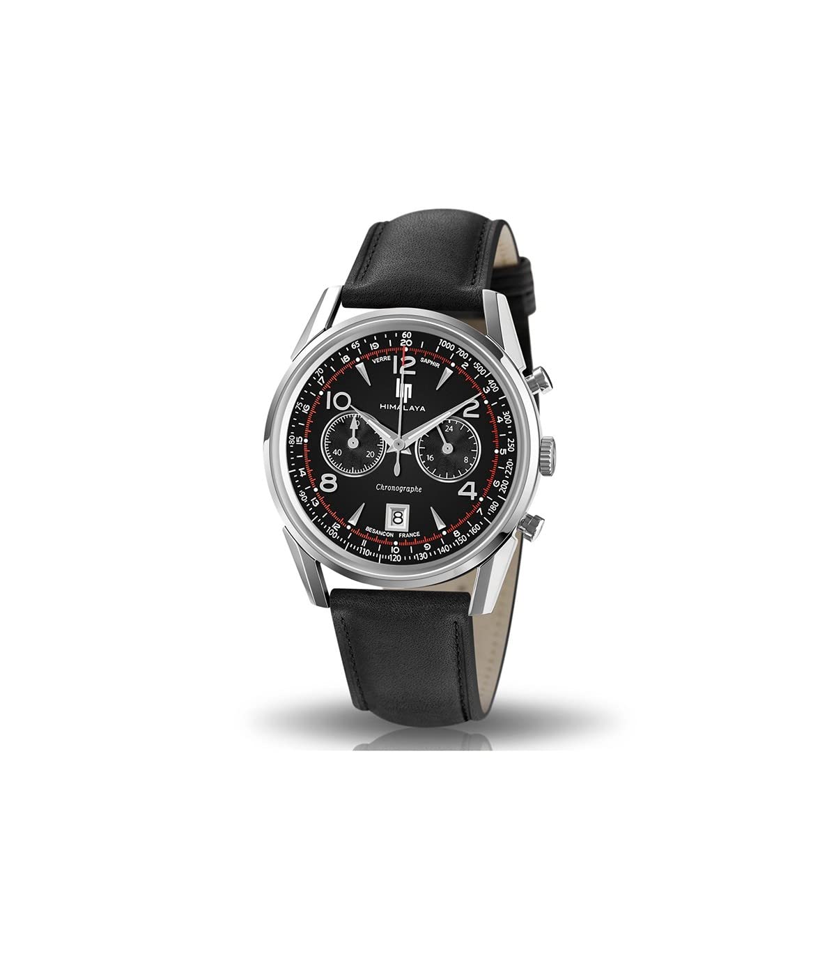 

Годинник для губ авторизованого дистриб’ютора 671592 Himalaya 40MM Chronograph Black Leather [LIP] для чоловіків [HIMALAYA] чорний