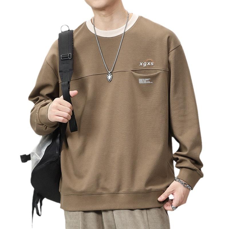 Automne Et Hiver Pull Lourd Rétro Japonais Pour Homme Ample Grande Taille Tendance Marque Pull Col Rond Décontracté Haut Marée