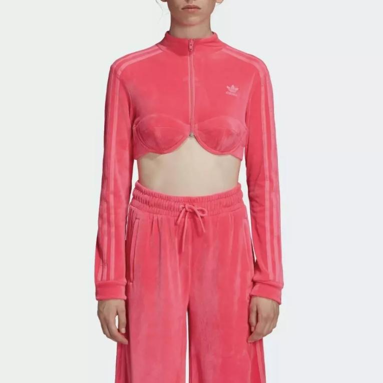 New Adidas X Jeremy Scott Track Top Solar Pink H50967