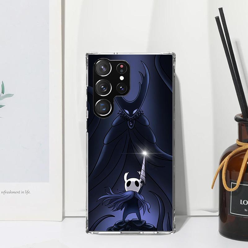 Hollow Knight Cartoon Phone Case For Samsung Galaxy S25 S24 S23 S22 Ultra S21 FE S20 Plus S10 + S10E Art Fundas Back Cover S24 S