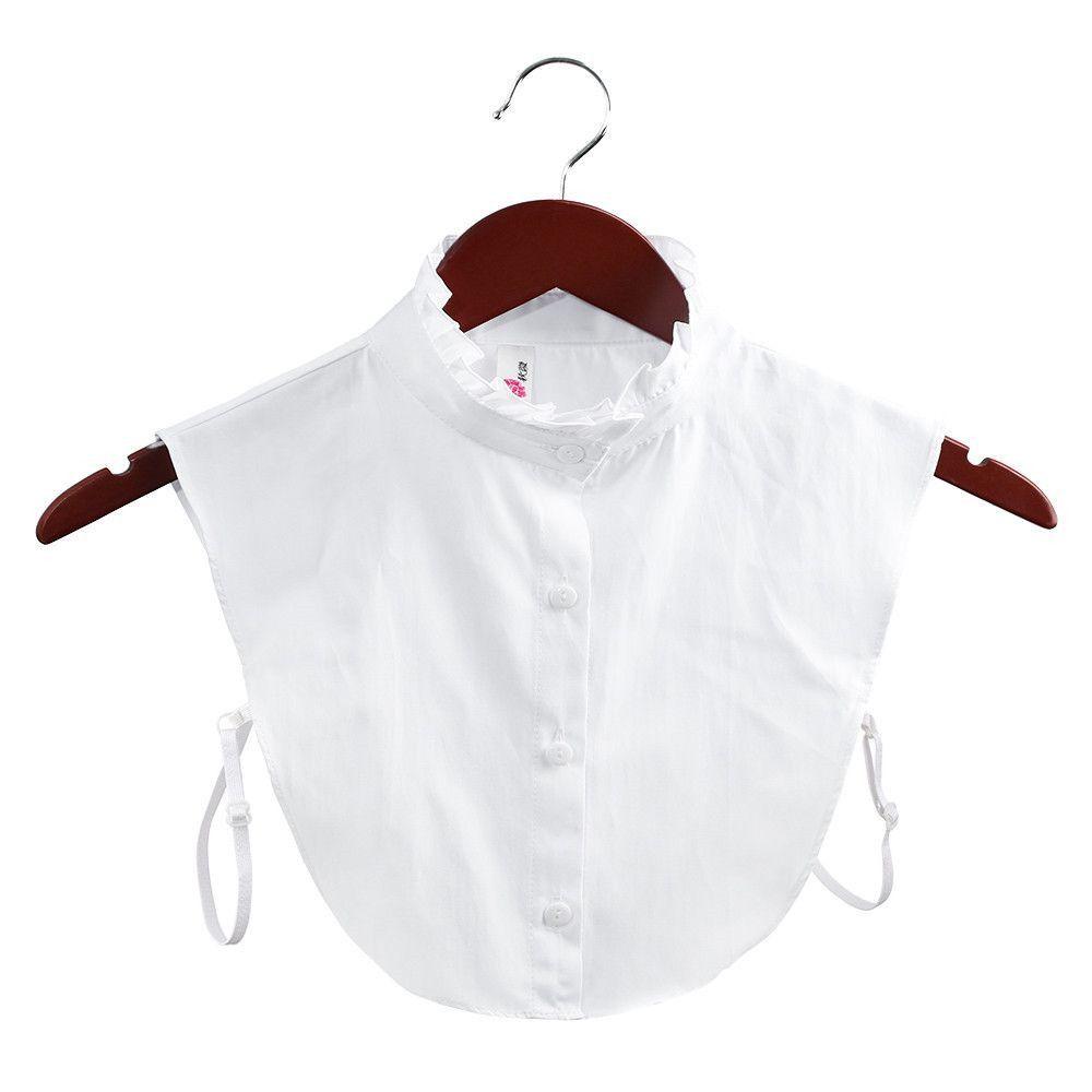 

Fashion Detachable Lace False Tie Lapel Blouse Top Shirt Fake Collar Clothes Accessories