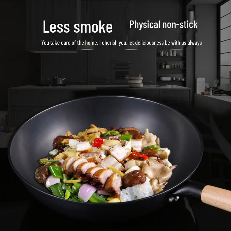 Kangbahe Traditional Non-Coated Iron Wok