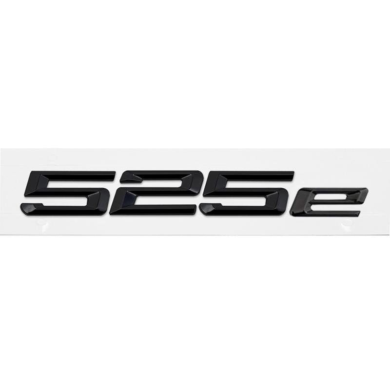 ABS Auto Kofferraum Heck Buchstaben Logo Plakette Emblem Aufkleber für BMW 5er Serie 520e 525e 528e 530e 535e 540e 550e E39 E60 E61 F10 F11 G30