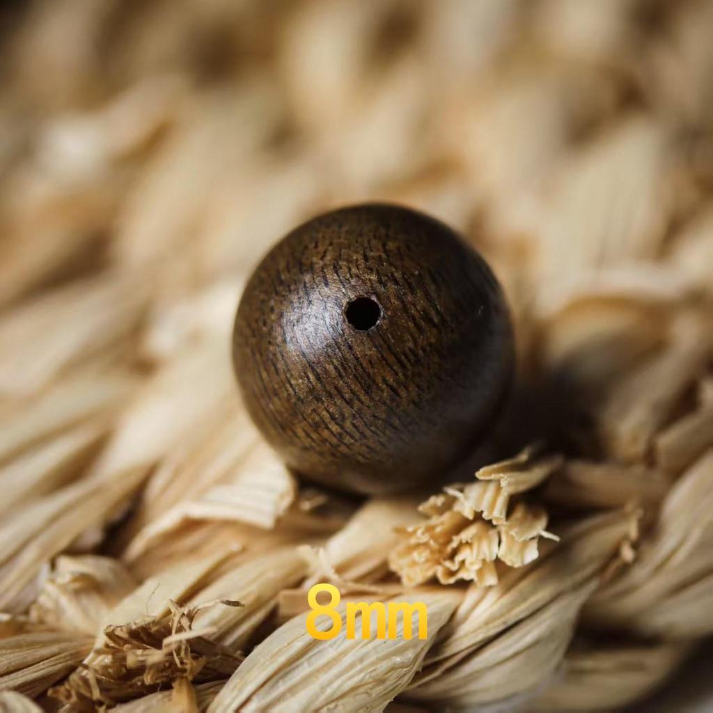 Kalimantan Agarwood Bracelet: Natural Handcrafted DIY Buddhist Rosary Beads for Cultural Play