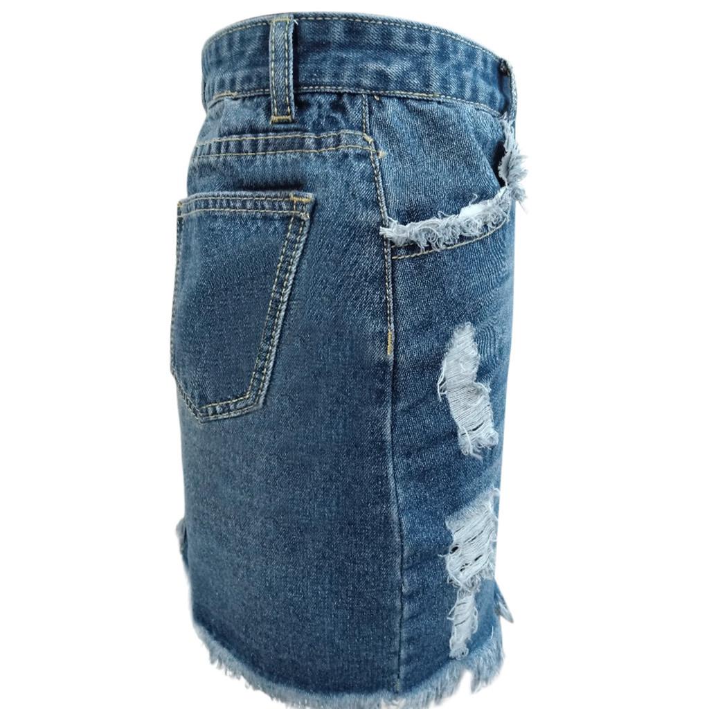Summer Plus Size Shorts Women's Denim Mini Skirt Women's Skirt
