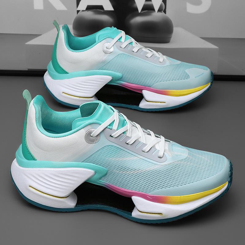 

Jueying 3rd generation carbon plate middle school student running shoes hollow shock absorption rebound MD outsole non-slip marathon racing shoes 44