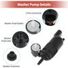 84801575 Windscreen Wiper Motor for Chevy GMC 2021-2024 Cadillac Escalade XT4 Chevrolet Equinox Suburban Windshield Washer Pump