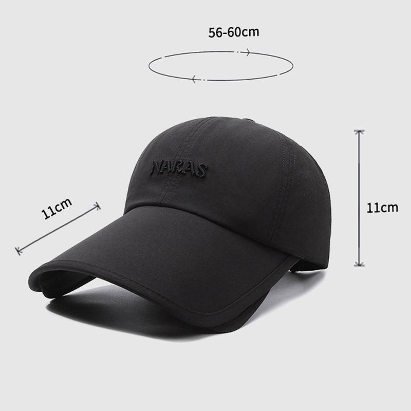 Summer Sunscreen Cap Men Women Wide Retractable Brim Outdoor Sports Peaked Cap Sun Hat Golf cap