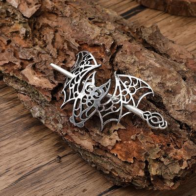 Retro Gothic Bat Hair Clip Viking Style Hair Stick Fashion Gothic Hair Accessories Party Accessories Mother's Day Birthday Gift