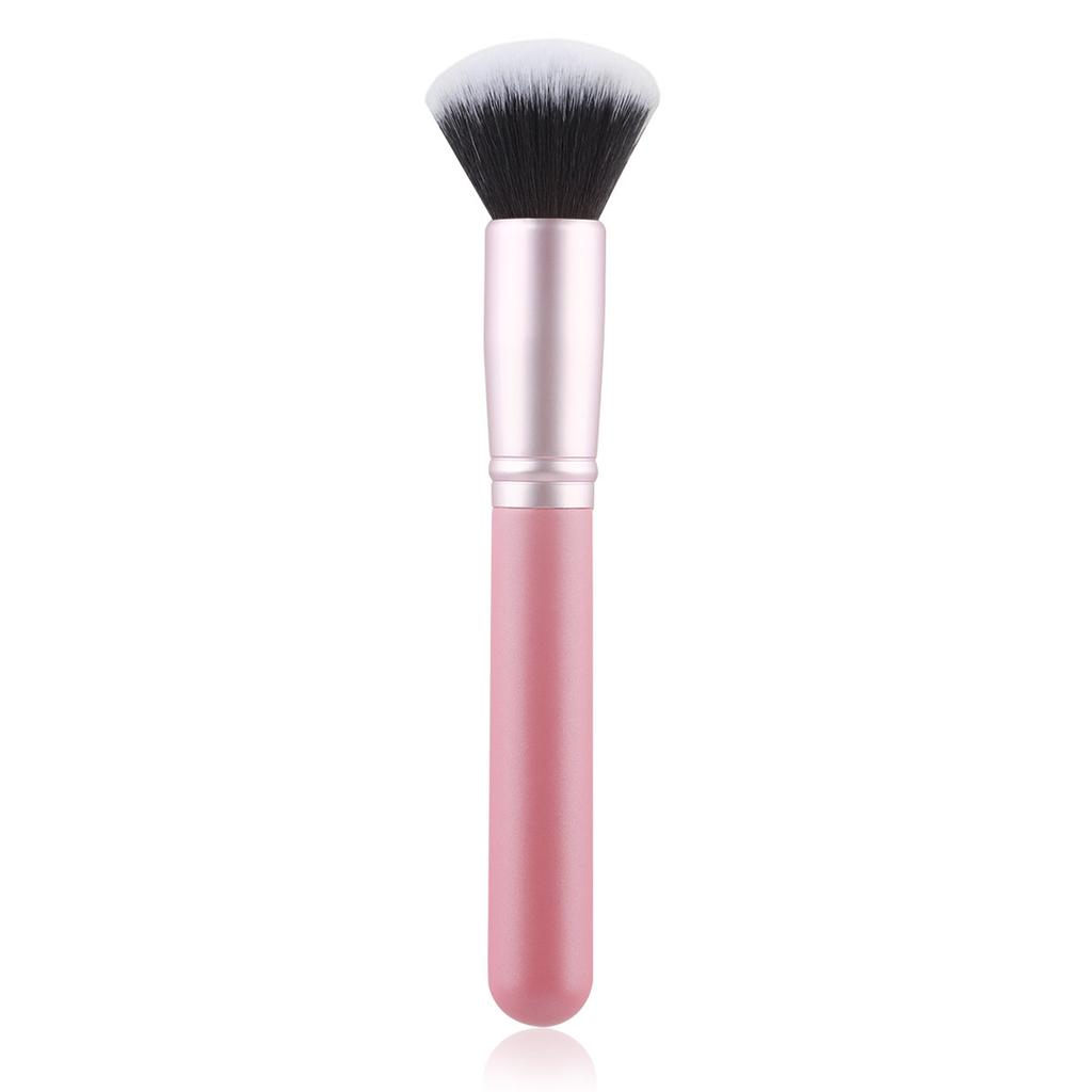 Single new multi-functional flat head foundation brush, beauty brush, blush brush, soft hair loose powder brush, beauty tool