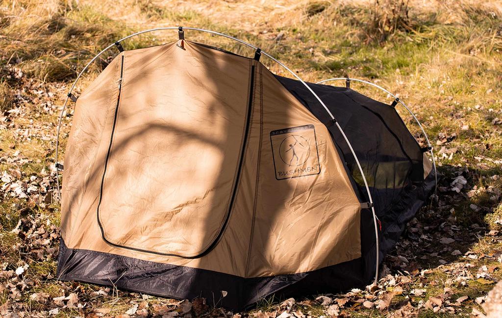 BUSHMEN Travel Gear LODGER Core Official Japanese Product CORE-Tent® Tent, (Olive)