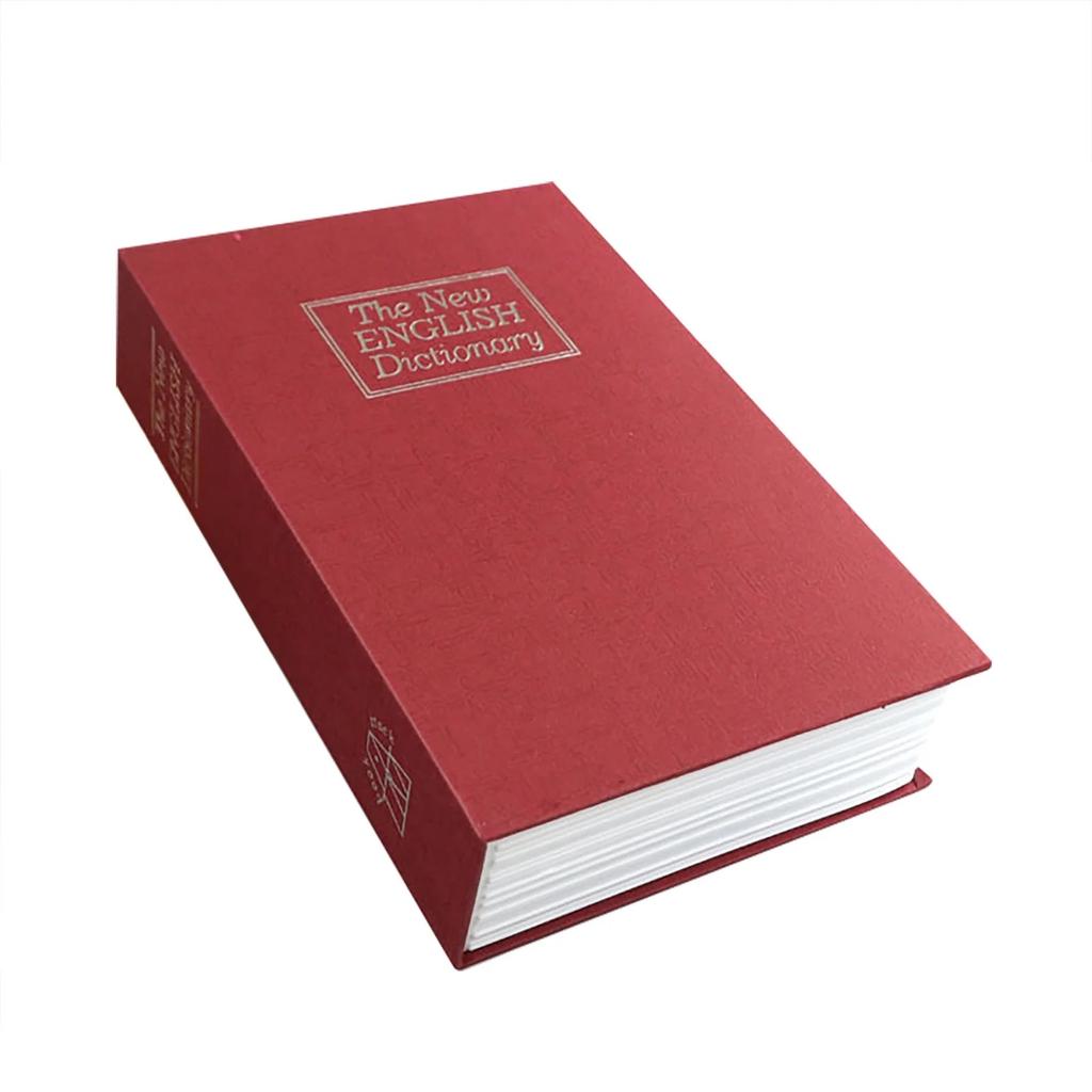 Decorative Book Safe Box With Password Lock, Vintage Faux Book Hidden Safe For Decoration, Diversion Book