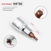 Hexagonal Press-Fit Socket Head Air Gun Tool Set, 1/2H, Extra Hard S2 Alloy Steel, Electric-Pneumatic.