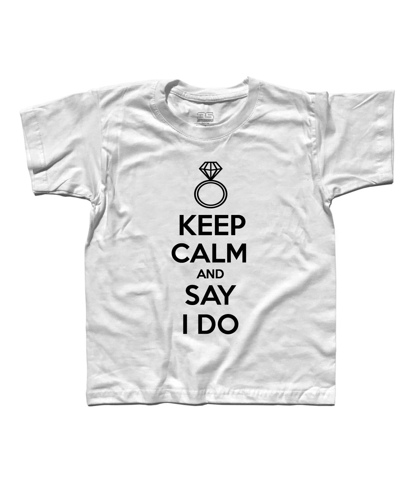 

Футболка Детская Сохраняй Спокойствие И Скажи Да - Свадьба Девичник Девичник 160