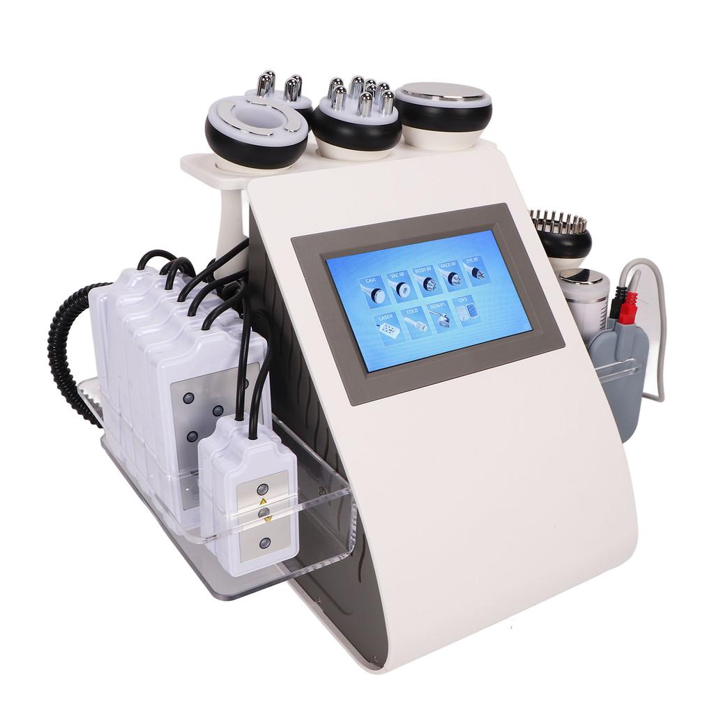 9 In 1 40K Body Sculpting Machine Micro Current Body Slimming Machine with White Handle 110‑240V EU