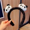 Cute Wool Rabbit Head Headband for Women Ladies Head Wears Princess Girls Lovely Bunny Head Hoop