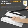 Paper Cutting Tool Metal Blade Machine Paper Cutter With Blade Lock For Cardstock Pos Postcards Crafting Office Supplies