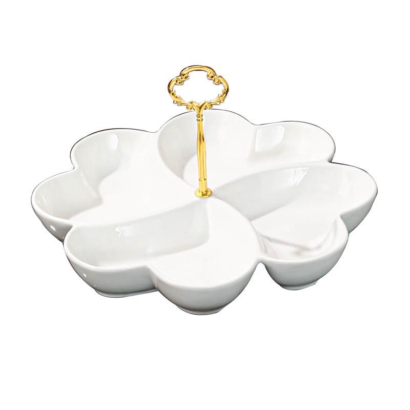Ruhan Ceramic Divided Snack Plate