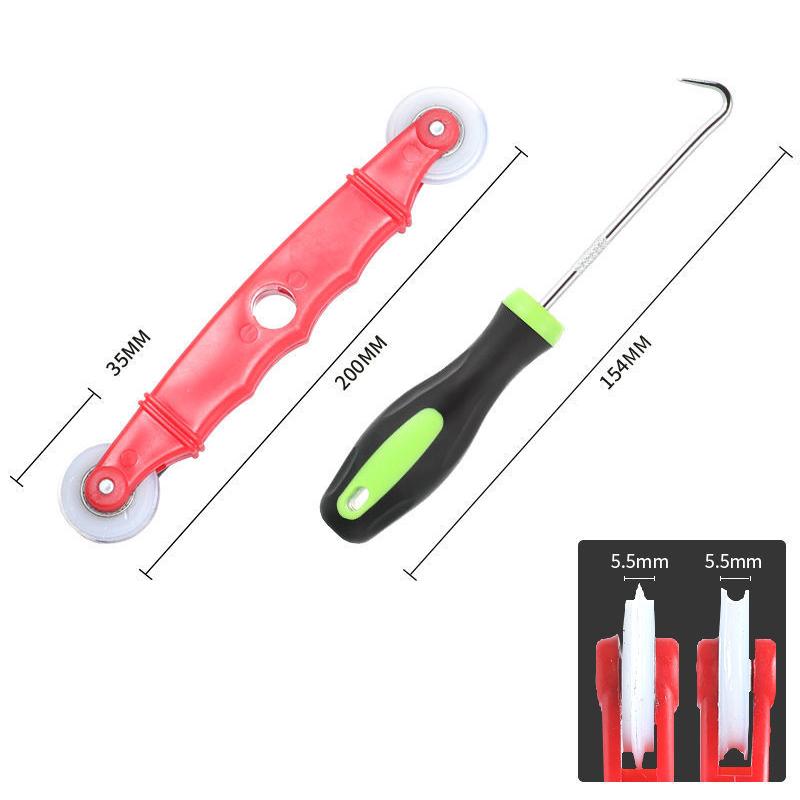 Screen Installation Hand Tool Sets Metal Nylon Screen Door And Window Installation Hand Crank Spline Roller Home Tools