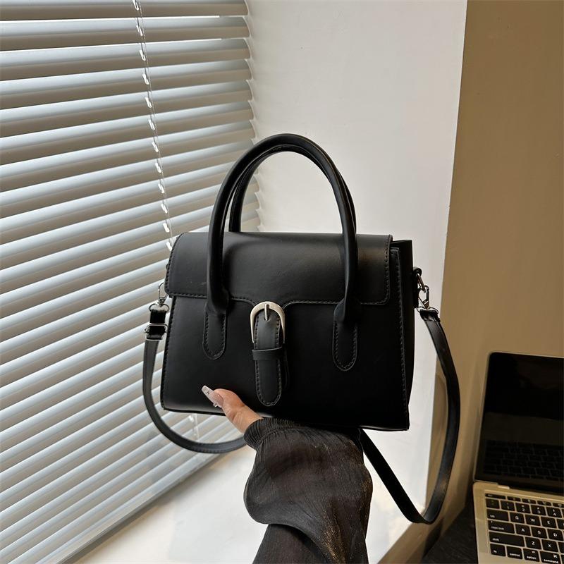 Autumn new personalized simple texture small square bag niche design women's casual shoulder messenger bag
